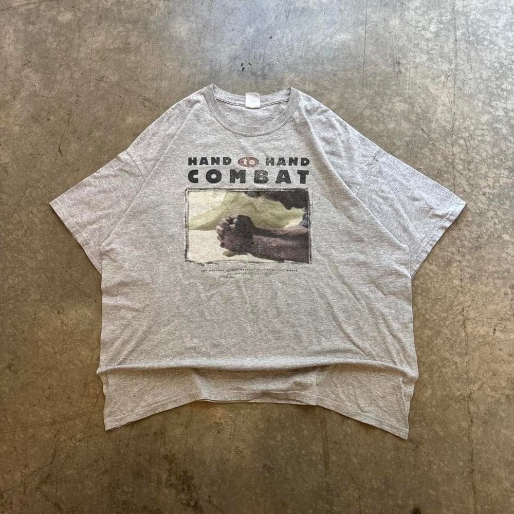 Vintage Hand to Hand Combat Jesus God Shirt XXL